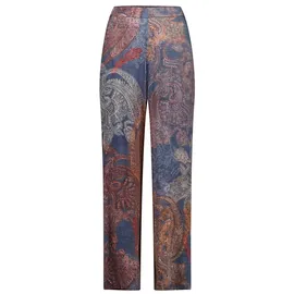Betty Barclay Marlene-Hose weit lang Blau/Rot 38