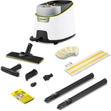 Karcher Kärcher Dampfreiniger SC 4 Deluxe, Dampfdruck: 4 bar, Aufheizzeit: 3 min., Fläche: ca. 130 m2, Tank: 0,5 l + 1,3 l, inkl. Bodenreinigungsset EasyFix, Düsen, Mikrofaser-Überzug und Bürsten