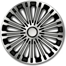 PETEX Volante 15 Zoll 4 Stück Schwarz/Silber