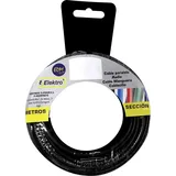 EDM Flexible Kabelrolle 2.5 Mm 50 M Schwarz Schwarz One Size