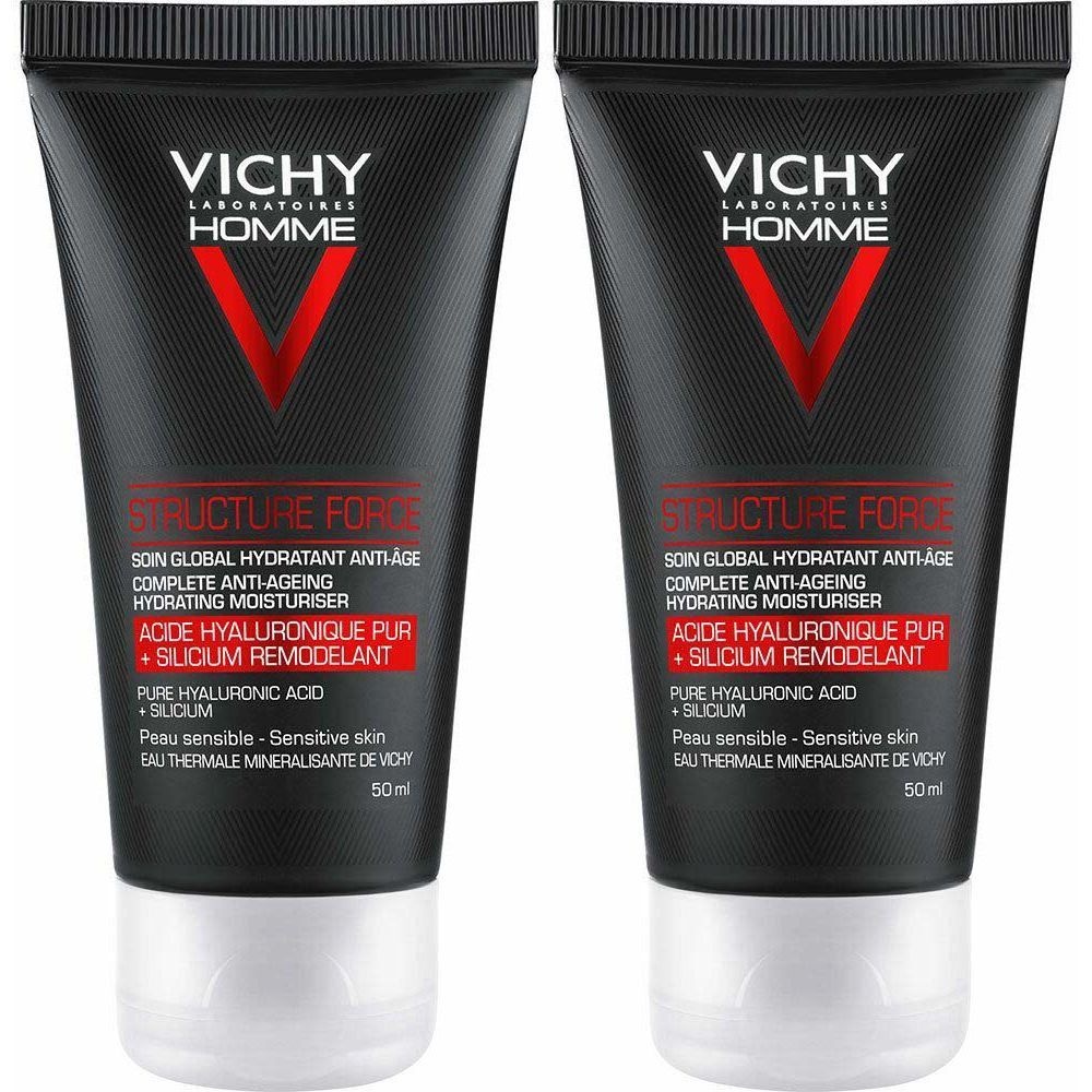Vichy Homme Structure Force Globale feuchtigkeitsspendende Anti-Aging-Pflege