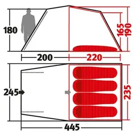 Wechsel Tents Voyager 3 Doppelwandzelt
