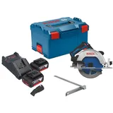 Bosch GKS 18V-68-2 Akku Kreissäge 18 V 190 mm + 2x Akku 5,0 Ah + Ladegerät + L-Boxx