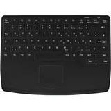 Active Key desinfizierbare Hygiene-Tastatur mit Touchpad, vollversiegelt, Schwarz
