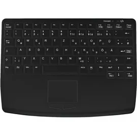 Active Key desinfizierbare Hygiene-Tastatur mit Touchpad, vollversiegelt, Schwarz