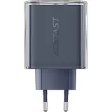 ACEFAST Ladegerät Gan 65W 3 Ports 1xUSB, 2xUSB C Grau