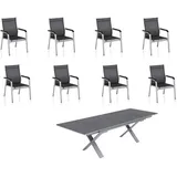 KETTLER Garten-Essgruppe Basic Plus Premium silberfarben