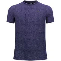 Odlo Crew Essential Seamless Kurzarm-t-shirt - Eclipse Melange -