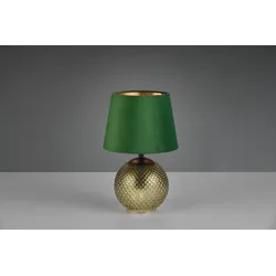 Trio R51242015 Tischleuchte Jonna 2x18W | E14 | IP20 - Kabelschalter, grün