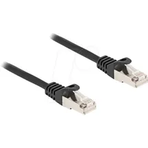 DeLock 80185 RJ50 Patchkabel S/FTP 0.25 m, Schwarz