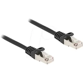 DeLock 80185 RJ50 Patchkabel S/FTP 0.25 m, Schwarz
