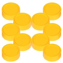 MAUL Magnete Ø 3,4 x 1,4 gelb