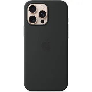 Apple iPhone 16 Pro Max Silikon Case mit MagSafe - Schwarz