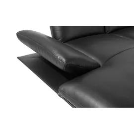 KOINOR Ecksofa Francis ¦ schwarz ¦ Maße (cm): H: 93 T: 159.0