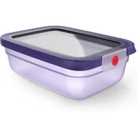 Emsa Frischhaltedose rechteckig lila 15,95 cm x 21,73 cm x 7,32 cm 1,2 l
