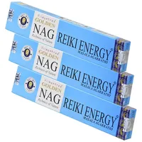 Nklaus 3X Golden Nag Reiki Energy Räucherstäbchen 45g –