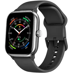 201 Smartwatch Rechteckig IP68  (Silber) (Versandkostenfrei)