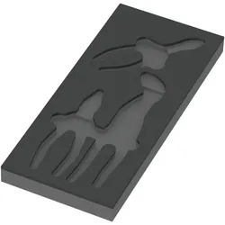 Wera 9880 Schaumstoffeinlage KNIPEX Zangen Set 1, ohne Werkzeug - 05137380001