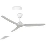 LUCCI Polis 132 cm Deckenventilator Weiß