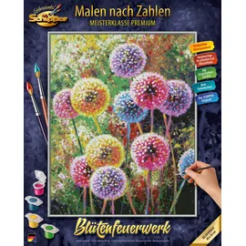 Schipper 609130872 - Malen nach Zahlen Blütenfeuerwerk, 40 x 50 cm