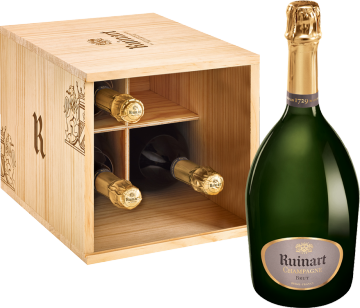 Champagner Ruinart - Cave r de Ruinart - in Der Holzkiste