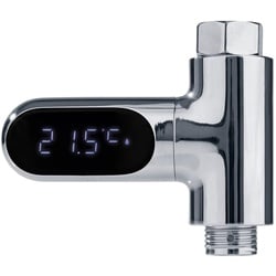 MAXXMEE Thermometer für Wasserarmaturen - chromfarben