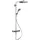 Laufen TwinPlus Duschsystem Komplettset Silber HF905457100600