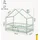 [en.casa] Kinderbett Treviolo 70 x 140 cm Kiefer mintgrün/weiß