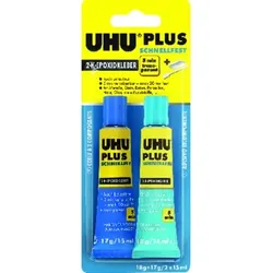 plus Schnellfest 2-K-Klebstoff 50ml Doppelkammerkartusche