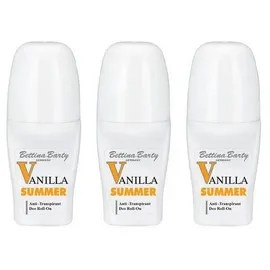 Bettina Barty Summer Vanilla Antitranspirant Deo Roll-On 3 x 50 ml