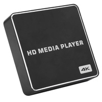 Full HD 1080P Media Box,USB Media Player Unterstützt HDMI 4K (30 60 Frames),Android TV Box mit 2.4GHz Quadcore Prozessor,Vierkern Cortex A7 4K 10Bit H.264/h.265 Player