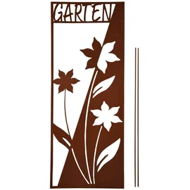 UNUS Gartenschild Rost Garten