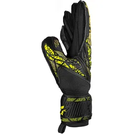 Reusch Attrakt Infinity Finger Support Schwarz/Gold/Yellow 10