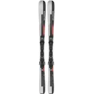 SALOMON Herren All-Mountain Ski E STANCE X80 + M10, Black/Neon Coral/Ashley Blue, 185