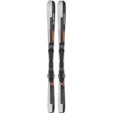 SALOMON Herren All-Mountain Ski E STANCE X80 + M10, Black/Neon Coral/Ashley Blue, 185