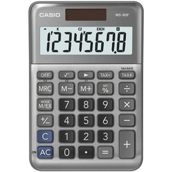 CASIO Tischrechner MS-80F grau