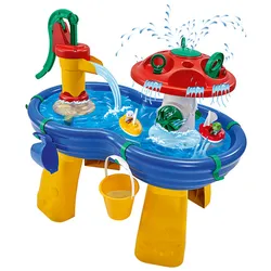 aquaplay Wasserspielzeug, Wassertisch mit Pumpe - blau