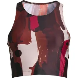 casall Paint Printed Crop Top Painted Red - 40