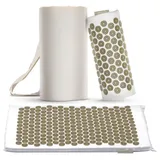 Fitleap Akupressurmatte mit Kissen, Massage Matte zur wohltuenden Entspannung und Stimulation der Muskulatur, Akupunktur Matte zur Linderung von Rückenschmerzen und Nackenschmerzen