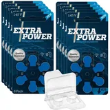 60x Extra Power Gr. 675 Blister Hörgerätebatterien PR44 + Box