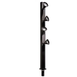 Deko-Light LED Displayleuchte Karva in Schwarz 24V 4,8W 4-flammig schwarz