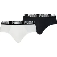 Puma Men Everyday Slips weiß/schwarz M 2er Pack