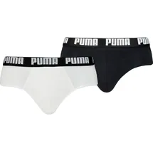 Puma Men Everyday Slips weiß/schwarz M 2er Pack