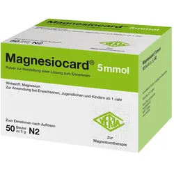 Magnesiocard 5 mmol Plv.z.Her.e.Lsg.z.Ei 50 St