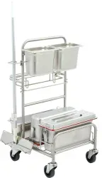 PPS Pfennig Reinraumwagen Clino CR4 EM-GMP 3540500 , Maße: 62 x 63 x 102 cm