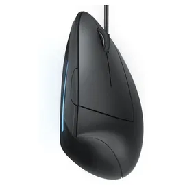 CSL Optische vertikale Maus schwarz