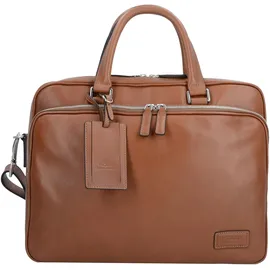 Picard Authentic Aktentasche Leder 38 cm Laptopfach braun