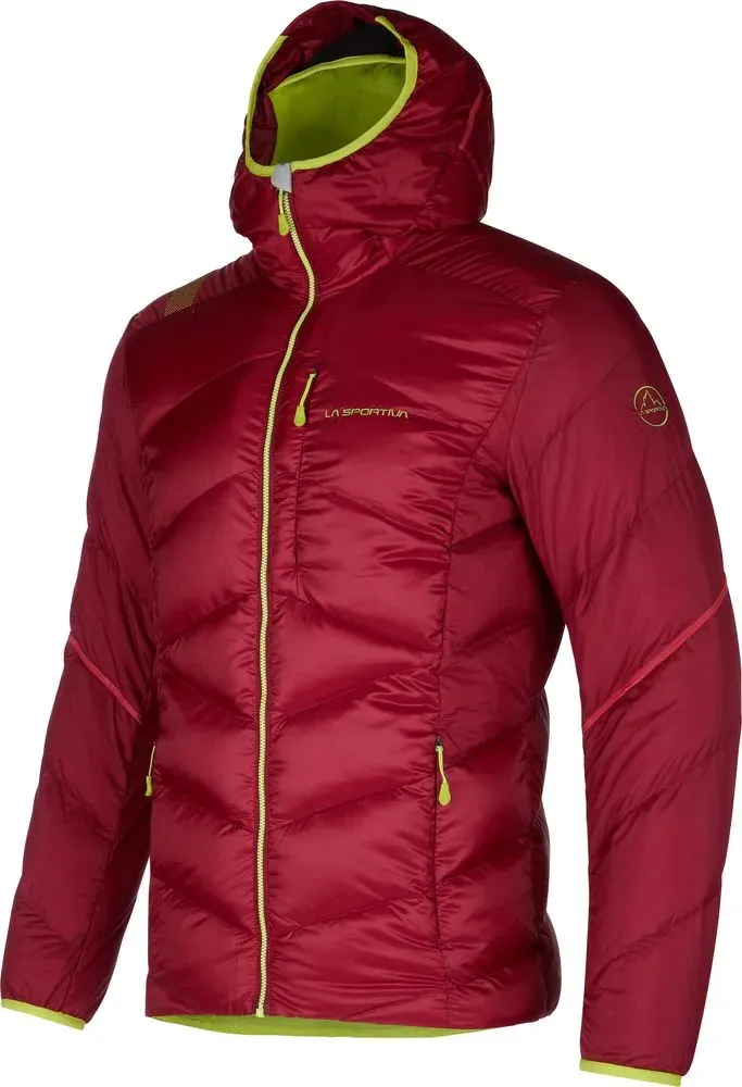 La Sportiva Bivouac Down Jacket Men - Daunenjacke - sangria/lime punch - M