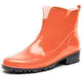 Ladeheid Damen Kurze Gummistiefel LA-930 (Orange, 37) - Orange - 37