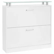 borchardt Möbel Finn 89 x 90 x 23 cm weiß matt / weiß